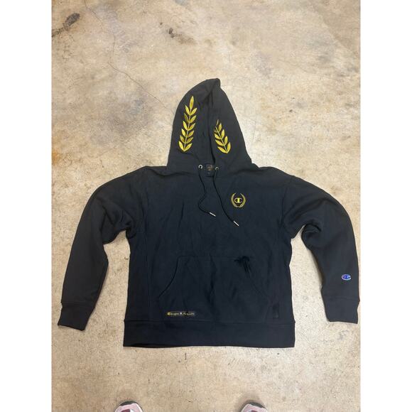 Champion x Muhammad Ali Black Gold Laurel Hoodie – Limited Edition Streetwear - Picture 5 of 14